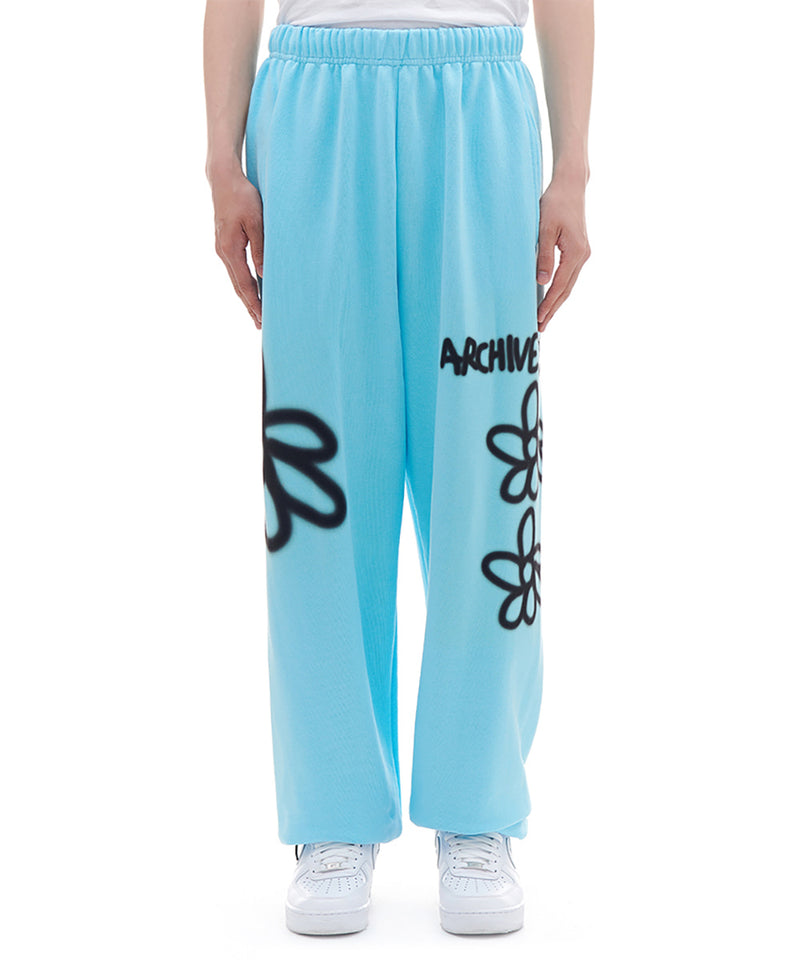 ARCHIVE BOLD (アーカイブボールド)　939 DAISY SWEAT PANTS (SKY BLUE)