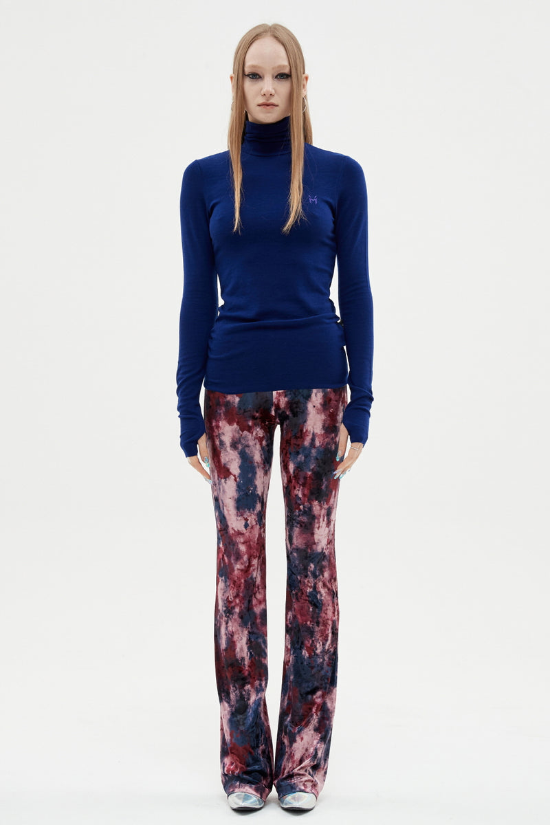 MMIC(エムエムアイシー) HYPER VELVET BOOTS CUT LEGGINGS