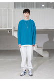 メスノウン(MASSNOUN) CROSS ADD LAMSWOOL OVERSIZED KNIT MSZNT001-BL