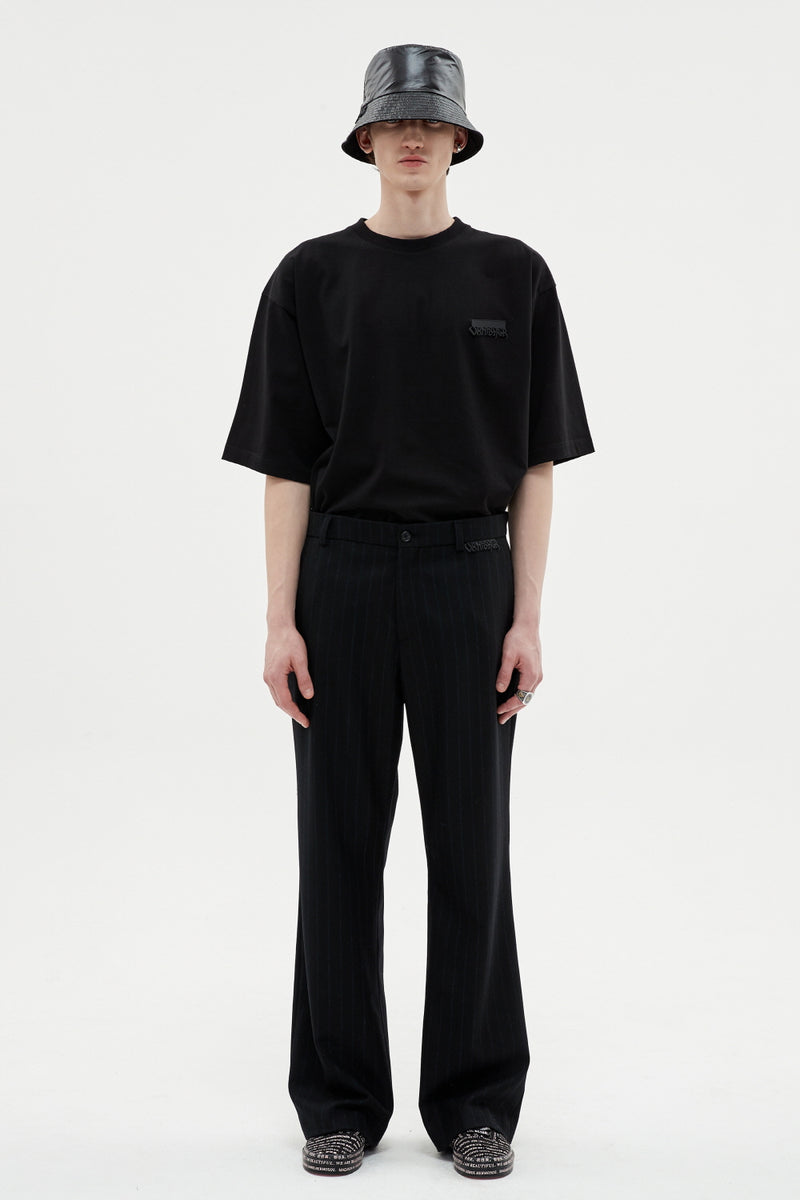 MMIC(エムエムアイシー) STRIPE FLARE SLACKS