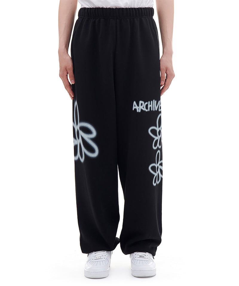 ARCHIVE BOLD (アーカイブボールド)　939 DAISY SWEAT PANTS (BLACK)