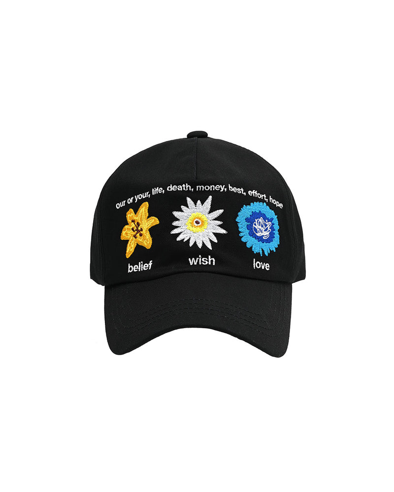 ◇MY DEEP BLUE MEMORIES◇ Newvy Symbol Peach Ball Cap GREY Newvy Logo Peach Ball Cap (CHARCOAL) - MYDEEPBLUEMEMORIES