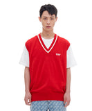 ARCHIVE BOLD (アーカイブボールド)　LIGHT KNIT VEST (RED)