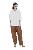 レイブレス(LABELESS) OLIVE DOUBLE WAIST TAPERED PANTS