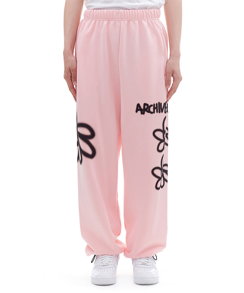 ARCHIVE BOLD (アーカイブボールド) 939 DAISY SWEAT PANTS (PINK 