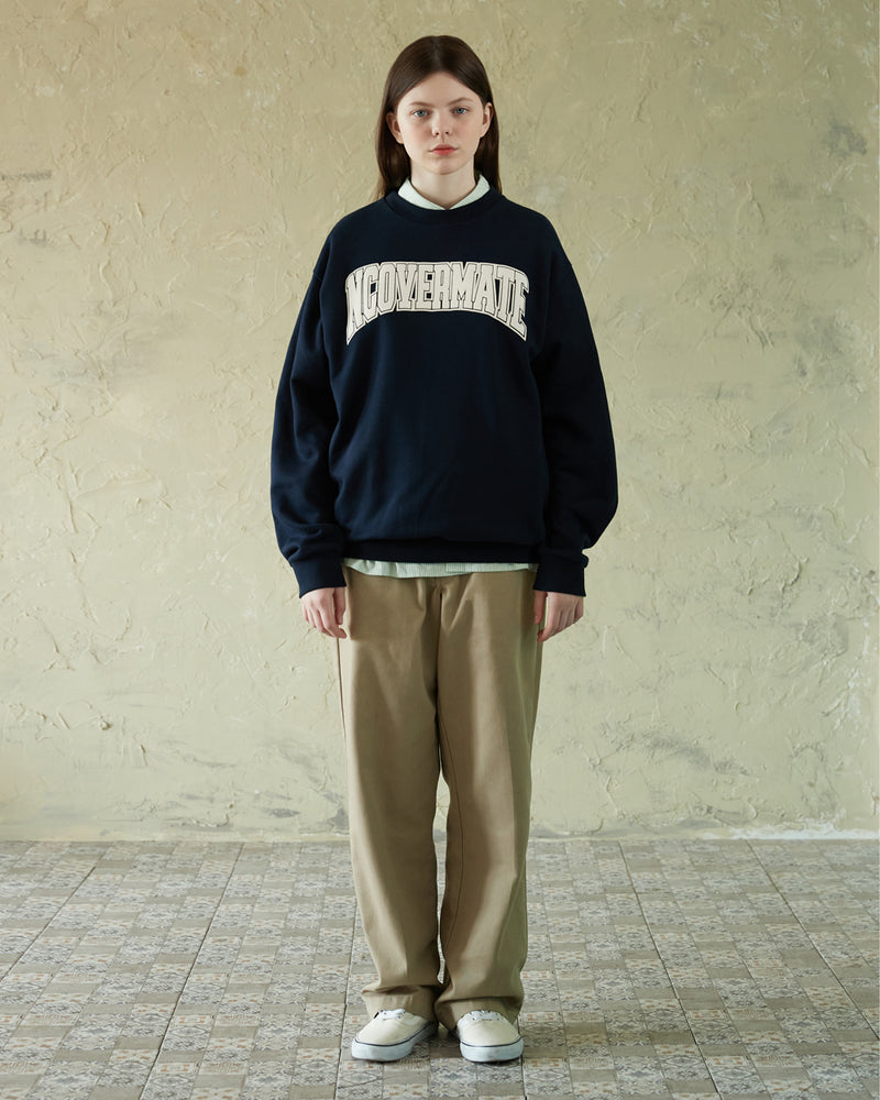 NCOVER（エンカバー）MATE ARCH LOGO SWEATSHIRT-NAVY
