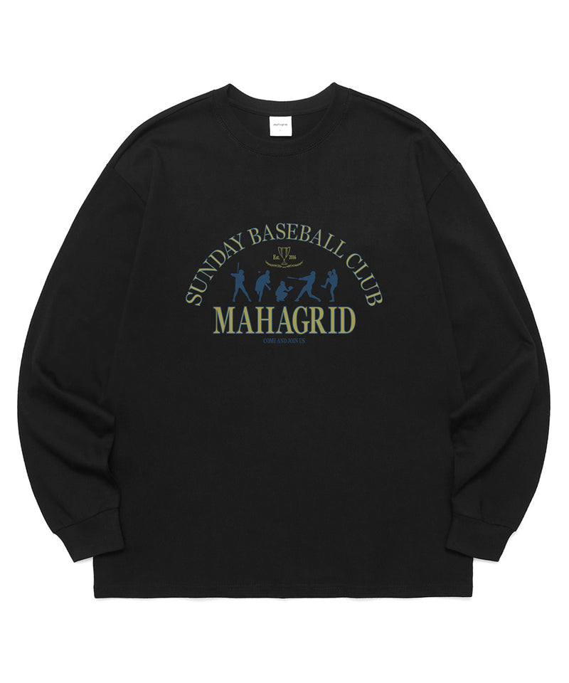 mahagrid (マハグリッド) SBC PLAYERS LS TEE [BLACK]