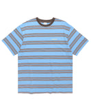 mahagrid (マハグリッド) ROPE LOGO STRIPED TEE [BLUE]