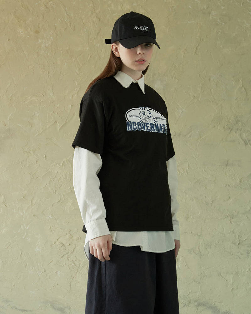 NCOVER（エンカバー）TOBY ORIGINAL LOGO TSHIRT-BLACK