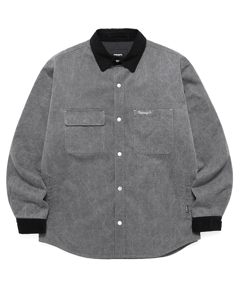 mahagrid (マハグリッド) PADDED SHIRT JACKET [CHARCOAL]