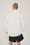 オーワイ(OY) METAL POCKET SHIRTS-WHITE