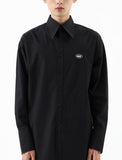 ベーシックコットン(BASIC COTTON) 	BASIC over shirt - BLACK