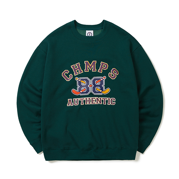 ボーンチャンプス(BORN CHAMPS)   CHMPS 88 HOCKEY CREWNECK B21FT10GR