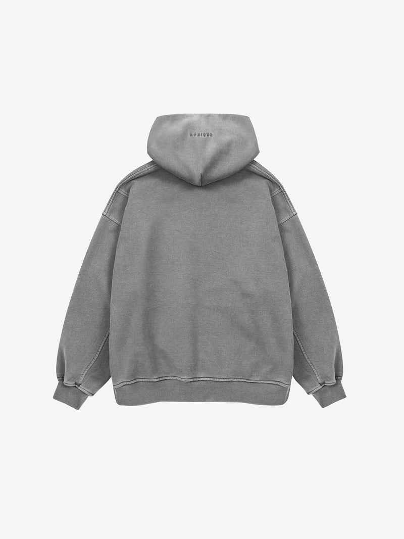ディープリーク(DPRIQUE)  CLASSIC HOODIE -  CLASSIC HOODIE - WASHED GREY
