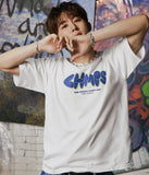 ボーンチャンプス(BORN CHAMPS)　[BORNCHAMPXBI] BUBBLY CHMPS LOGO TEE B23ST28WH