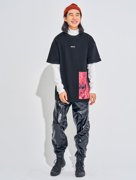 FM91.02 (エフエム91.02)　xPLAY T-SHIRT (Pelvis black)