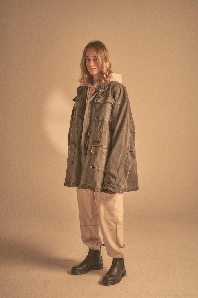 オベルー(OVERR) 20SS PIGMENT GRAY FIELD JACKET