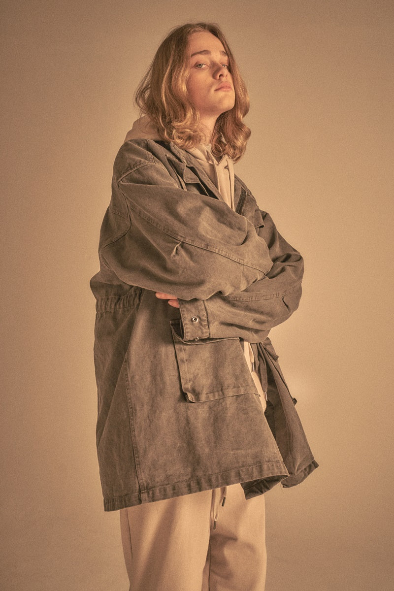 オベルー(OVERR) 20SS PIGMENT GRAY FIELD JACKET