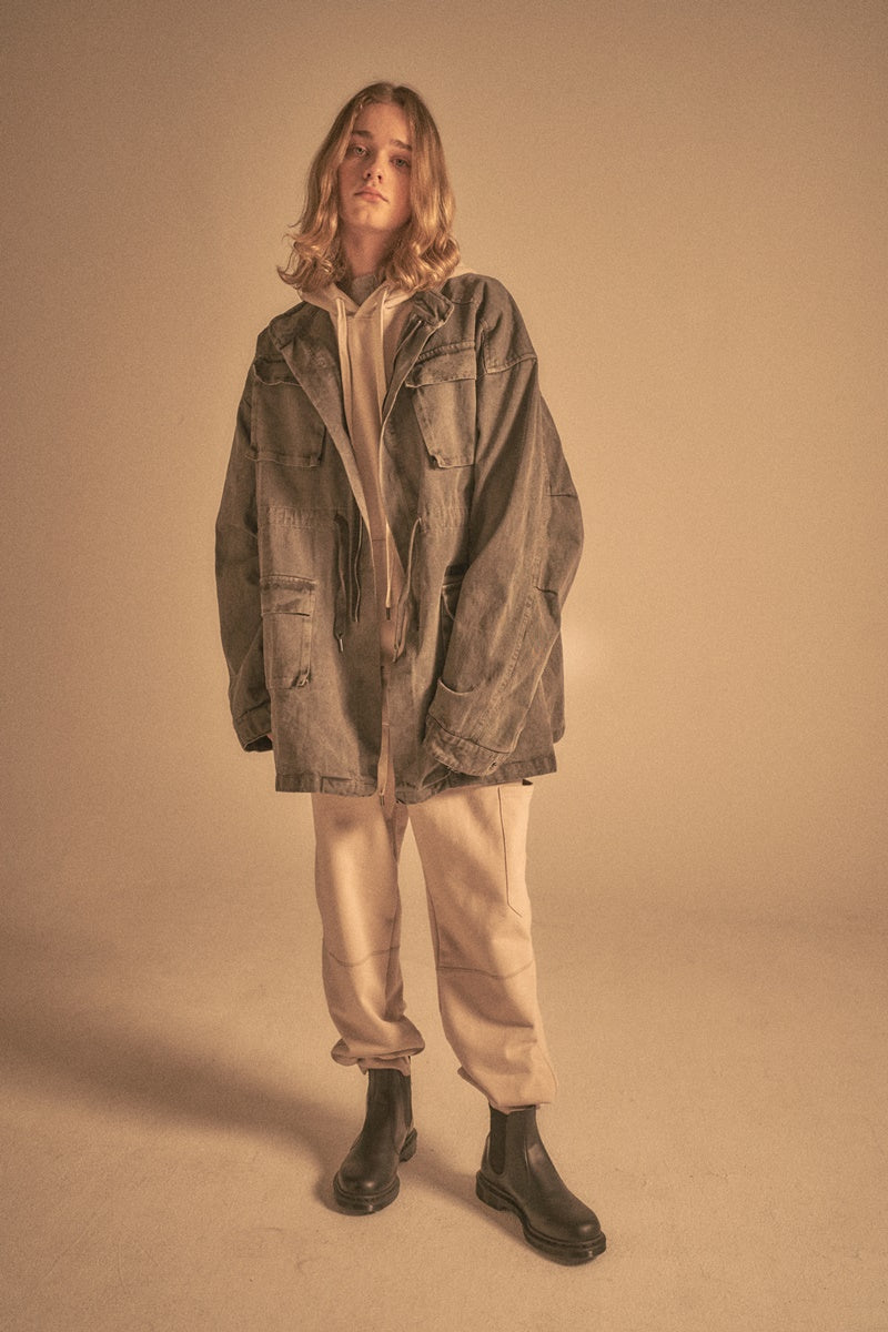 オベルー(OVERR) 20SS PIGMENT GRAY FIELD JACKET