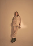 オベルー(OVERR) 20SS BASIC LOGO BEIGE HOODIE