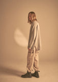 オベルー(OVERR) 20SS DEMAGE DETAIL GRAY KNIT