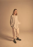 オベルー(OVERR) 20SS DEMAGE DETAIL GRAY KNIT