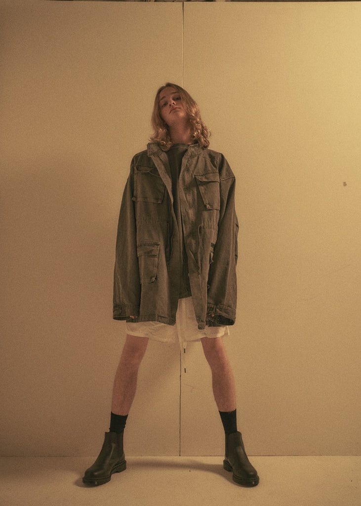 オベルー(OVERR) 20SS PIGMENT GRAY FIELD JACKET