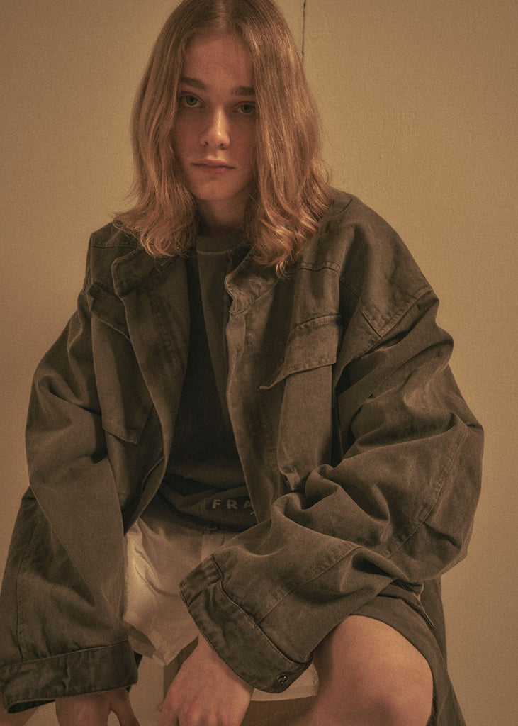 オベルー(OVERR) 20SS PIGMENT GRAY FIELD JACKET