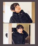 JEMUT (ジェモッ) HIGH DOUBLE NAPPING HOOD ZIP-UP BLACK HJHD2082