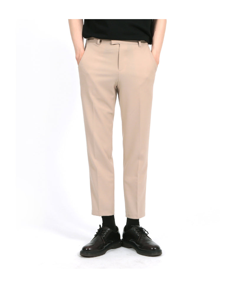 JEMUT (ジェモッ) ALLEN TAPEREDFIT SLACKS 2COLOR BEIGE KJLP2121