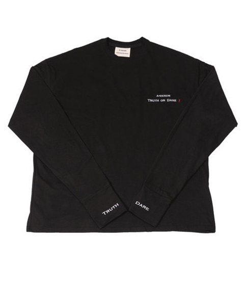 オウェンド(A-WENDE) TRUTH OR DARE TEE (BLACK)