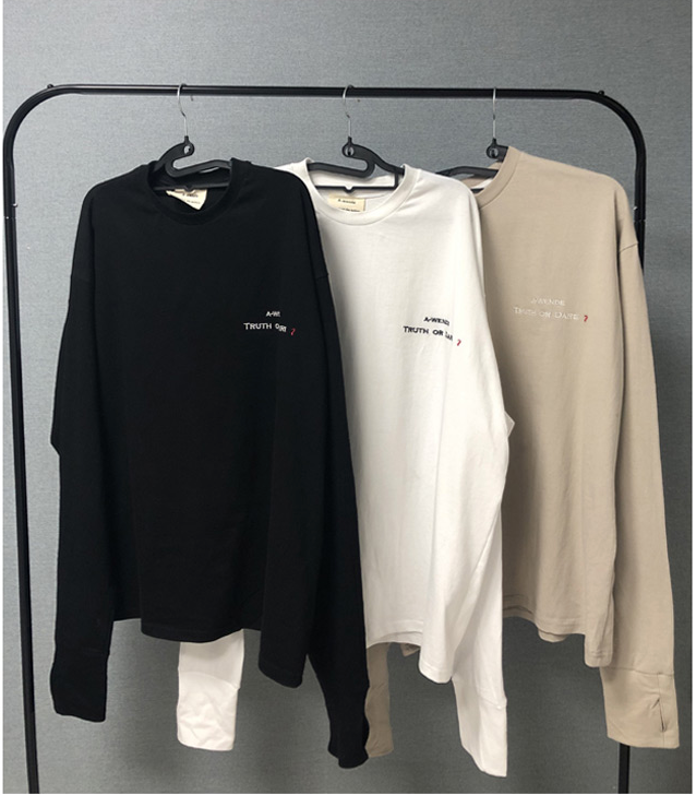 オウェンド(A-WENDE) TRUTH OR DARE TEE (BLACK)