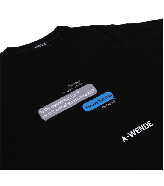 オウェンド(A-WENDE) message T-shirt