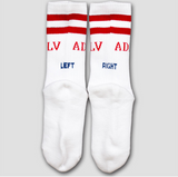 アクメドラビ(acme' de la vie) ADLV logo socks (RED)