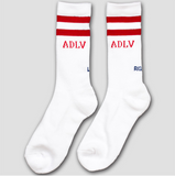 アクメドラビ(acme' de la vie) ADLV logo socks (RED)