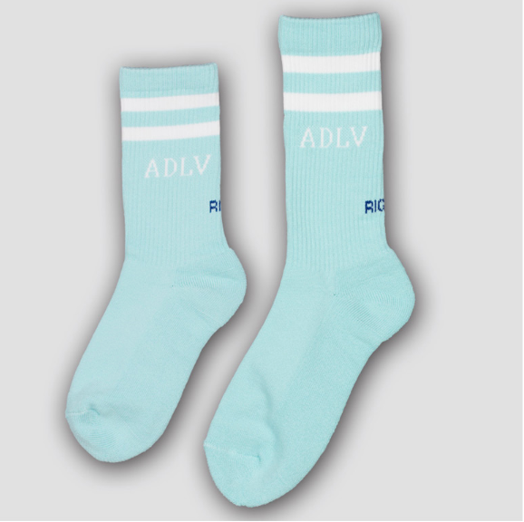 アクメドラビ(acme' de la vie) ADLV Mint Logo socks