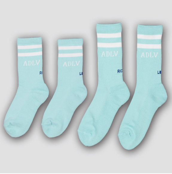 アクメドラビ(acme' de la vie) ADLV Mint Logo socks