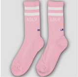 アクメドラビ(acme' de la vie) ADLV Baby Pink Logo socks