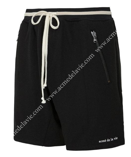 アクメドラビ(acme' de la vie) ADLV ZIPPER TRAINNING SHORT PANTS BLACK