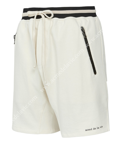 アクメドラビ(acme' de la vie) ADLV ZIPPER TRAINNING SHORT PANTS CREAM