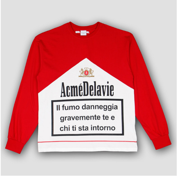 アクメドラビ(acme' de la vie) ADLV LONG SLEEVES T-SHIRT ADLV