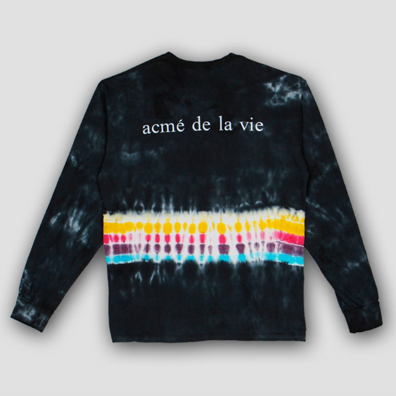アクメドラビ(acme' de la vie) ADLV Tie Dye Pink Floyd Long Sleeve T-Shirt