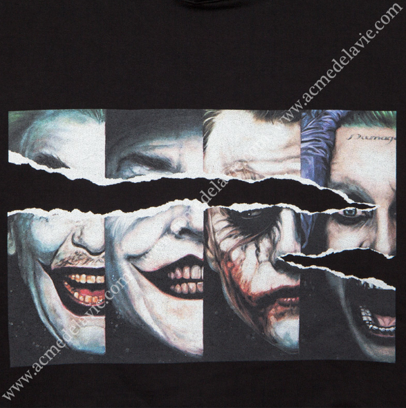 アクメドラビ(acme' de la vie) ADLV VINTAGE WASHING HOODIE BLACK JOKER