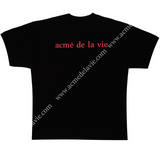 アクメドラビ(acme' de la vie) ADLV VINTAGE WASHING SHORT SLEEVE T-SHIRT BLACK SHAKESPEARE