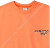 アクメドラビ(acme' de la vie) ADLV SWEATSHIRT "I CAN'T TAKE IT" NEON ORANGE