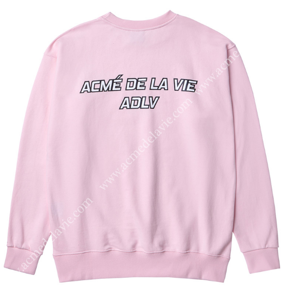 アクメドラビ(acme' de la vie) ADLV SEAHORSE SWEATSHIRT LIGHT PINK