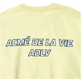 アクメドラビ(acme' de la vie) ADLV SEAHORSE SWEATSHIRT LIGHT YELLOW