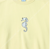 アクメドラビ(acme' de la vie) ADLV SEAHORSE SWEATSHIRT LIGHT YELLOW