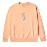 アクメドラビ(acme' de la vie) ADLV SEAHORSE SWEATSHIRT LIGHT ORANGE