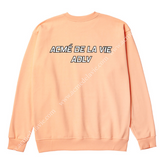 アクメドラビ(acme' de la vie) ADLV SEAHORSE SWEATSHIRT LIGHT ORANGE